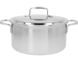 Garnek niski z pokrywką DEMEYERE 5-Plus 40850-847-0 - 5.2 ltr