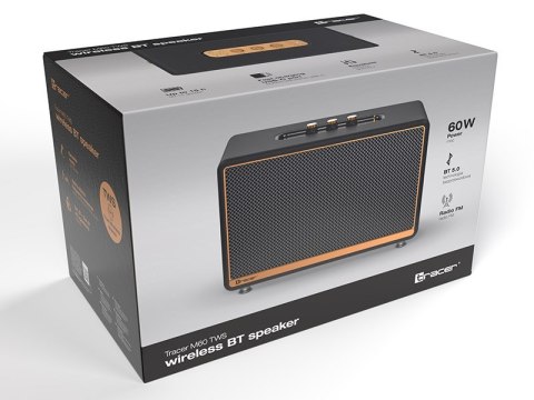 TRACER GŁOŚNIK TWS M60 BLUETOOTH BLACK TRACER GŁOŚNIK TWS M60 BLUETOOTH BLACK