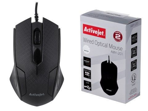 Activejet mysz przewodowa USB AMY-201 Activejet mysz przewodowa USB AMY-201