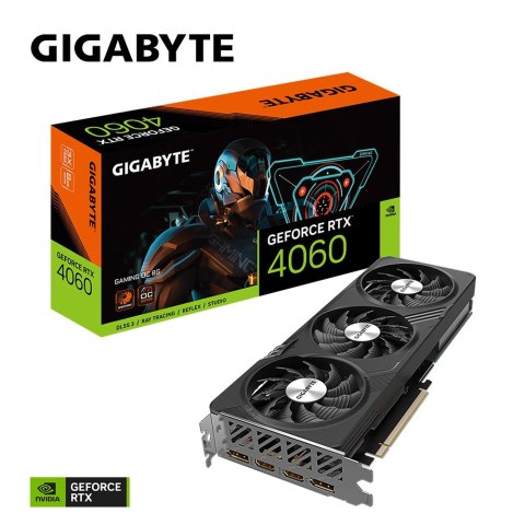 Karta graficzna Gigabyte GeForce RTX 4060 GAMING OC 8GB GDDR6 Karta graficzna Gigabyte GeForce RTX 4060 GAMING OC 8GB GDDR6