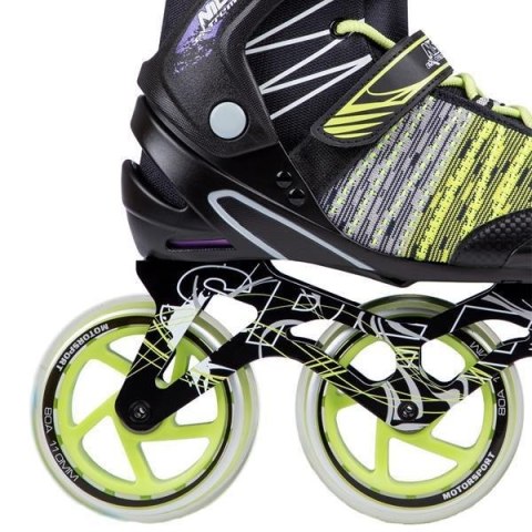 Łyżworolki NILS Extreme NA1206 czarno-zielone rozm. 40 Łyżworolki NILS Extreme NA1206 czarno-zielone rozm. 40