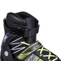 Łyżworolki NILS Extreme NA1206 czarno-zielone rozm. 40