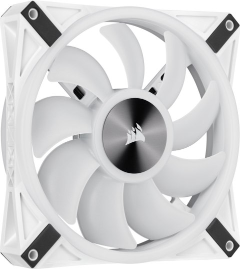 Corsair iCUE QL140 RGB PWM Fan 2 Pack z kontrolerem RGB - 140mm, biały Corsair iCUE QL140 RGB PWM Fan 2 Pack z kontrolerem RGB - 140mm, biały