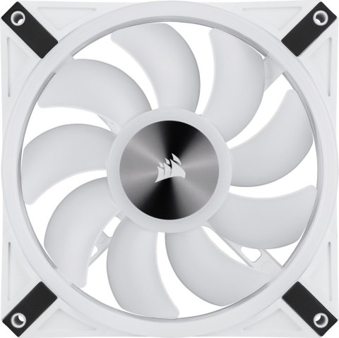 Corsair iCUE QL140 RGB PWM Fan 2 Pack z kontrolerem RGB - 140mm, biały Corsair iCUE QL140 RGB PWM Fan 2 Pack z kontrolerem RGB - 140mm, biały