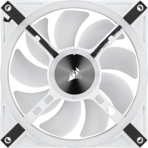 Corsair iCUE QL140 RGB PWM Fan 2 Pack z kontrolerem RGB - 140mm, biały Corsair iCUE QL140 RGB PWM Fan 2 Pack z kontrolerem RGB - 140mm, biały