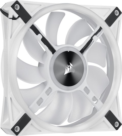Corsair iCUE QL140 RGB PWM Fan 2 Pack z kontrolerem RGB - 140mm, biały Corsair iCUE QL140 RGB PWM Fan 2 Pack z kontrolerem RGB - 140mm, biały