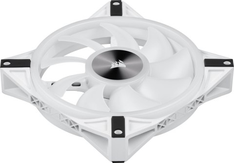 Corsair iCUE QL140 RGB PWM Fan 2 Pack z kontrolerem RGB - 140mm, biały Corsair iCUE QL140 RGB PWM Fan 2 Pack z kontrolerem RGB - 140mm, biały