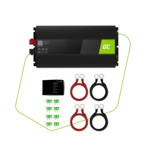 GREEN CELL PRZETWORNICA INV21 24V-230V 3000W/6000W CZYSTA SINUSOIDA GREEN CELL PRZETWORNICA INV21 24V-230V 3000W/6000W CZYSTA SINUSOIDA