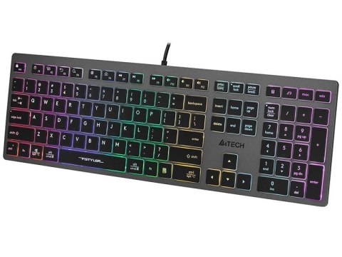 Klawiatura przewodowa A4tech FStyler FX60H Neon Backlit Klawiatura przewodowa A4tech FStyler FX60H Neon Backlit
