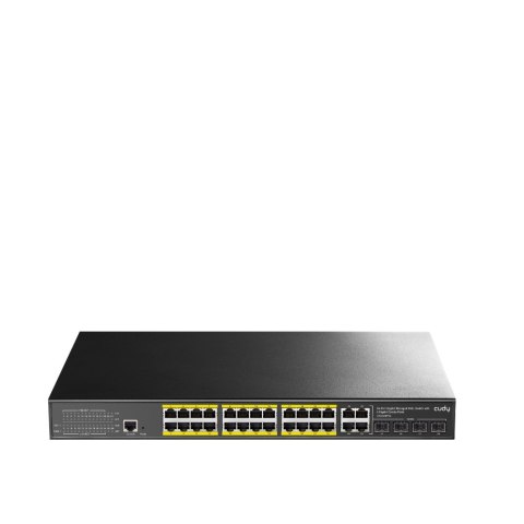 PoE+ Switch Cudy with 4 Gigabit Combo Ports 300W 24-Port Layer 2 Managed Gigabit