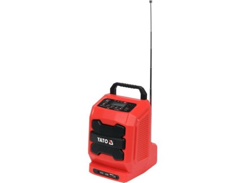 Yato Radio Budowlane Akumulatorowo Sieciowe Bluetooth USB FM/AM 18V/230V Yato Radio Budowlane Akumulatorowo Sieciowe Bluetooth USB FM/AM 18V/230V