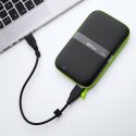 Dysk zewnętrzny HDD Silicon Power Armor A60 (2TB; 2.5"; USB 3.2; 5400 obr/min; Green-Black; SP020TBPHDA60S3K)