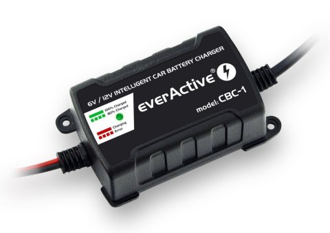 Ładowarka prostownik do akumulatorów 6V/12V everActive 14V/1A CBC-1 Ładowarka prostownik do akumulatorów 6V/12V everActive 14V/1A CBC-1