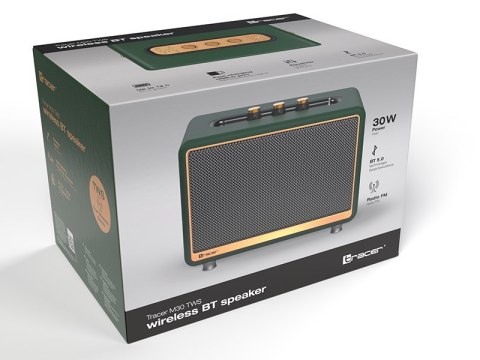 TRACER GŁOŚNIK TWS M30 BLUETOOTH GREEN TRACER GŁOŚNIK TWS M30 BLUETOOTH GREEN
