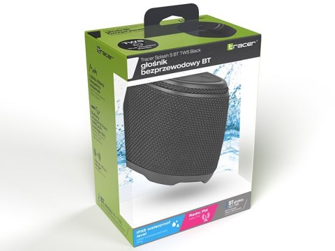 TRACER GŁOŚNIK TWS SPLASH S BLUETOOTH BLACK TRACER GŁOŚNIK TWS SPLASH S BLUETOOTH BLACK