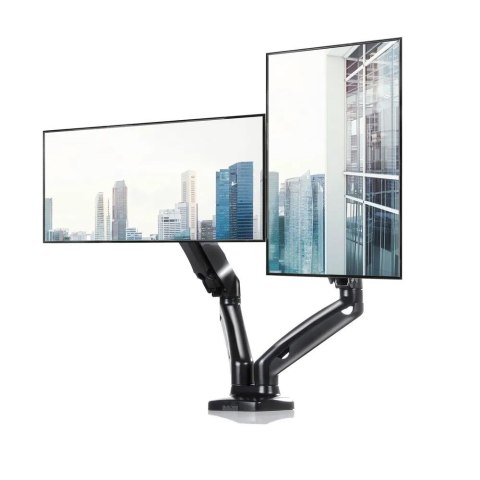 Uchwyt biurkowy na 2 Monitory 13-32" UM-116 Wspomaganie gazowe 2-9kg Uchwyt biurkowy na 2 Monitory 13-32" UM-116 Wspomaganie gazowe 2-9kg