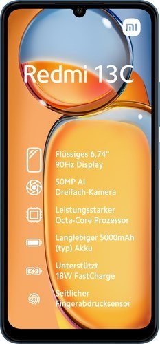 Xiaomi Redmi 13C (Navy Blue) DS 6.74" IPS LCD 720x1600/2.0GHz&1.8GHz/128GB/4GB RAM/MIUI 14/microSDXC/WiFi,BT/4G Xiaomi Xiaomi Redmi 13C (Navy Blue) DS 6.74" IPS LCD 720x1600/2.0GHz&1.8GHz/128GB/4GB RAM/MIUI 14/microSDXC/WiFi,BT/4G Xiaomi