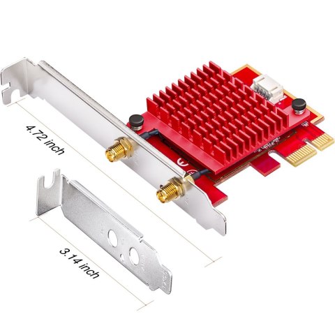 Express Adapter Cudy Wi-Fi 6E PCI AX5400 Express Adapter Cudy Wi-Fi 6E PCI AX5400