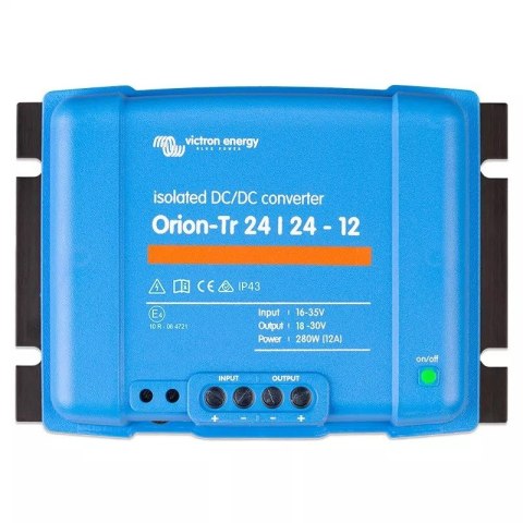 Victron Energy Orion-Tr 24/24-12A (280W) Isolated DC-DC converter Victron Energy Orion-Tr 24/24-12A (280W) Isolated DC-DC converter