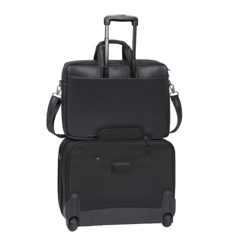 RIVACASE TORBA NA LAPTOP 16" ORLY, CZARNA, MATERIAŁ WODOODPORNY, KIESZENIE NA TABLET 10,1", SMARTFON, DOKUMENTY I AKCESORIA RIVACASE TORBA NA LAPTOP 16" ORLY, CZARNA, MATERIAŁ WODOODPORNY, KIESZENIE NA TABLET 10,1", SMARTFON, DOKUMENTY I AKCESORIA