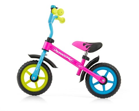Rowerek biegowy Dragon Multicolor Milly Mally Rowerek biegowy Dragon Multicolor Milly Mally