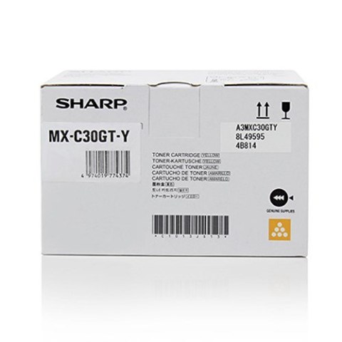 SHARP MXC30GTY - toner, żółty SHARP MXC30GTY - toner, żółty