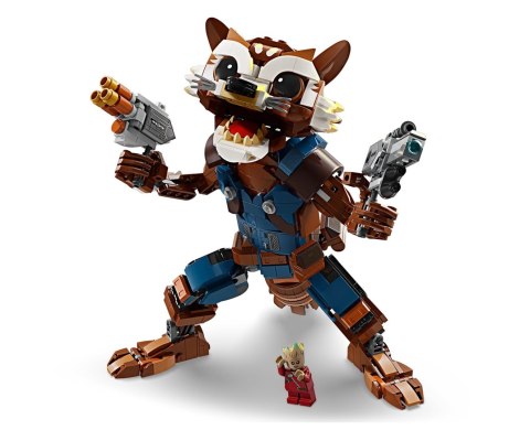 LEGO 76282 SUPER HEROES Figurka Rocketa do zbudowania p4 LEGO 76282 SUPER HEROES Figurka Rocketa do zbudowania p4