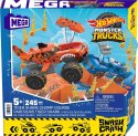 PROMO MEGA BLOKS Hot Wheels MT Tiger Shark Kaskaderski skok Zestaw klocków 245el HKF88 MATTEL