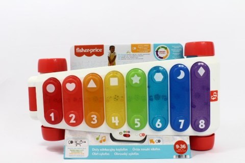 Fisher-Price LL Duży edukacyjny ksylofon do ciągnięcia HJK41 MATTEL p2 Fisher-Price LL Duży edukacyjny ksylofon do ciągnięcia HJK41 MATTEL p2