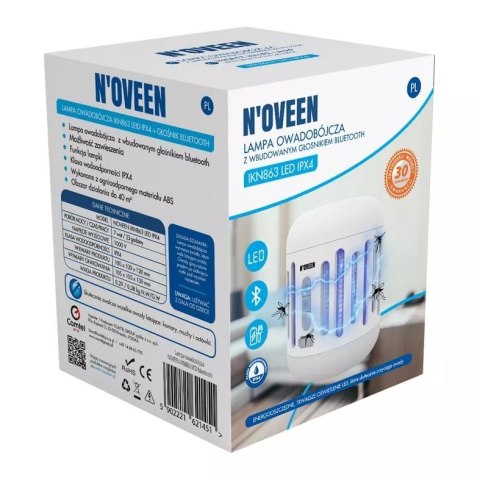 Lampa owadobójcza NOVEEN IKN863 LED bluetooth Lampa owadobójcza NOVEEN IKN863 LED bluetooth