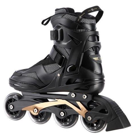 Łyżworolki NILS Extreme NA2150 czarno-złote rozm. 44 Łyżworolki NILS Extreme NA2150 czarno-złote rozm. 44