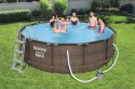 PROMO Basen stelażowy 366x100cm rattan 56709 BESTWAY