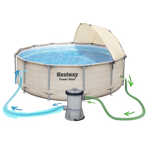 PROMO Basen stelażowy 396x107cm 5614V BESTWAY PROMO Basen stelażowy 396x107cm 5614V BESTWAY