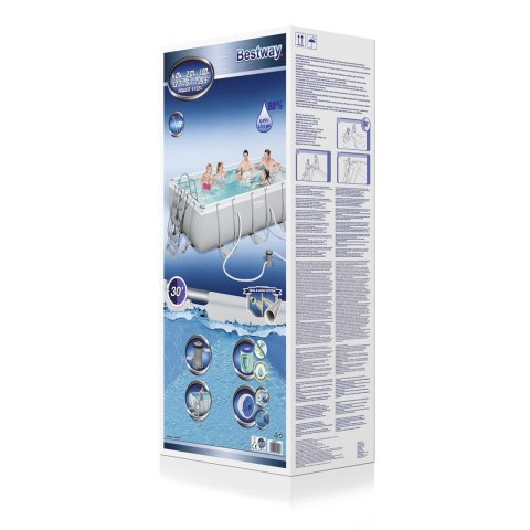 PROMO Basen stelażowy Power Steel 404x201x100cm 56441 BESTWAY PROMO Basen stelażowy Power Steel 404x201x100cm 56441 BESTWAY