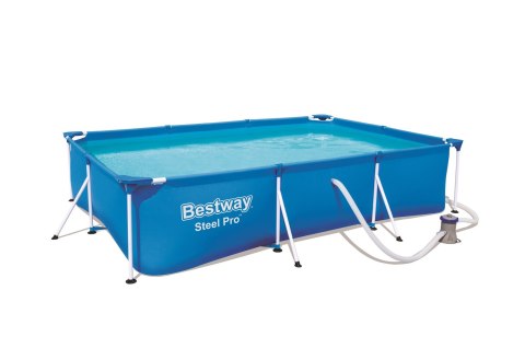 PROMO Basen stelażowy prostokątny 300x201x66cm 56411 BESTWAY PROMO Basen stelażowy prostokątny 300x201x66cm 56411 BESTWAY