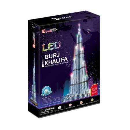 Puzzle 3D LED Burj Khalifa 136el. 20508 DANTE p12 CubicFun Puzzle 3D LED Burj Khalifa 136el. 20508 DANTE p12 CubicFun