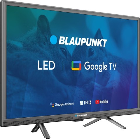 TV 24" Blaupunkt 24HBG5000S HD LED, GoogleTV, Dolby Digital, WiFi 2,4-5GHz, BT, czarny TV 24" Blaupunkt 24HBG5000S HD LED, GoogleTV, Dolby Digital, WiFi 2,4-5GHz, BT, czarny