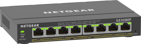 Netgear Switch 8PT PLUS SWCH W/ POE+ GS308EP-100PES Netgear Switch 8PT PLUS SWCH W/ POE+ GS308EP-100PES