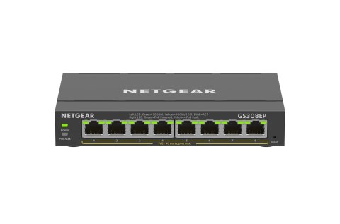 Netgear Switch 8PT PLUS SWCH W/ POE+ GS308EP-100PES Netgear Switch 8PT PLUS SWCH W/ POE+ GS308EP-100PES