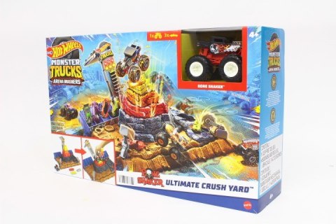 PROMO Hot Wheels Monster Trucks Arena Smashers - Piramida demolki Bone Shakera HNB96 p2 MATTEL