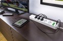 APC Essential SurgeArrest 5 outlets with 5V, 2.4A 2 port USB charger 230V Germany