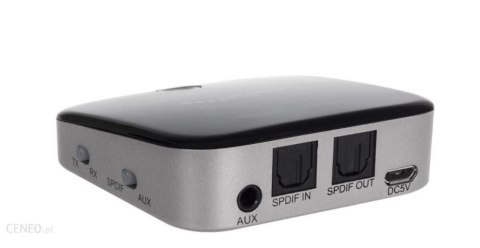 Adapter bluetooth 2 w 1 transmiter odbiornik Audiocore AC830 - Apt-X Spdif - Chipset CSR BC8670 Adapter bluetooth 2 w 1 transmiter odbiornik Audiocore AC830 - Apt-X Spdif - Chipset CSR BC8670