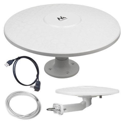 Antena wielokierunkowa DVB-T/T2 HEVC Maclean, aktywna, camper, MCTV-947 Antena wielokierunkowa DVB-T/T2 HEVC Maclean, aktywna, camper, MCTV-947