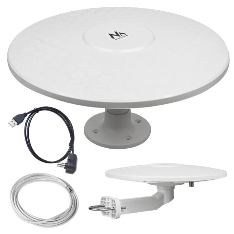 Antena wielokierunkowa DVB-T/T2 HEVC Maclean, aktywna, camper, MCTV-947 Antena wielokierunkowa DVB-T/T2 HEVC Maclean, aktywna, camper, MCTV-947