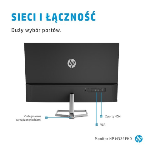 MONITOR HP LED, VA 31,5" M32f (2H5M7E9) MONITOR HP LED, VA 31,5" M32f (2H5M7E9)