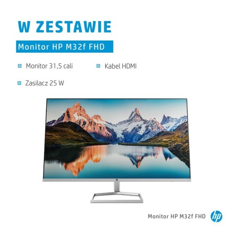 MONITOR HP LED, VA 31,5" M32f (2H5M7E9) MONITOR HP LED, VA 31,5" M32f (2H5M7E9)