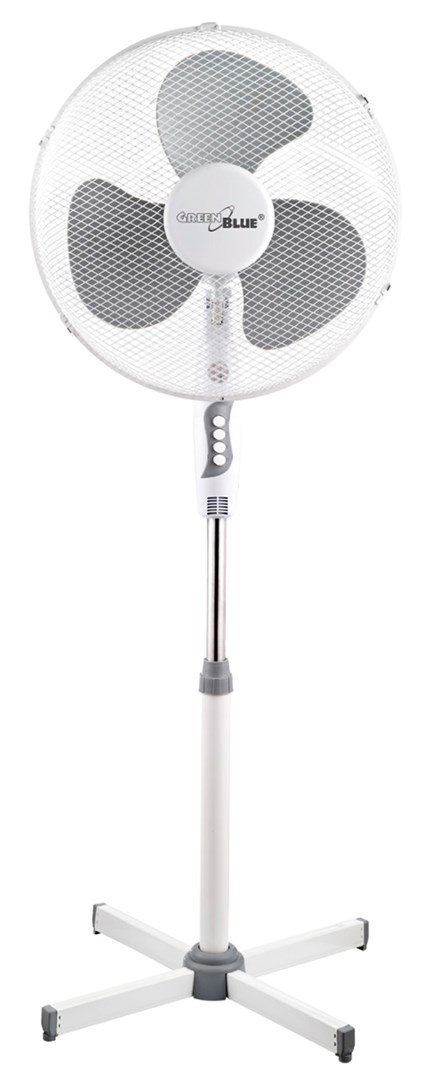 Wentylator podłogowy GreenBlue,40W, z 3 poziomami siły nawiewu, 1.20 m wysokości, 1,5m przewód, GB560 Wentylator podłogowy GreenBlue,40W, z 3 poziomami siły nawiewu, 1.20 m wysokości, 1,5m przewód, GB560