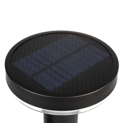 Kinkiet Maclean, Solarny LED z czujnikiem, 3 tryby świecenia, IP44, Bateria Li-ion 18650, 3,7V 1200 mAh, Czarny, MCE455 B Kinkiet Maclean, Solarny LED z czujnikiem, 3 tryby świecenia, IP44, Bateria Li-ion 18650, 3,7V 1200 mAh, Czarny, MCE455 B