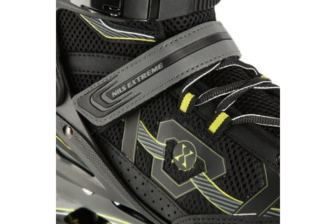 Łyżworolki NILS Extreme NA9157 czarno-złote rozm. 42 Łyżworolki NILS Extreme NA9157 czarno-złote rozm. 42