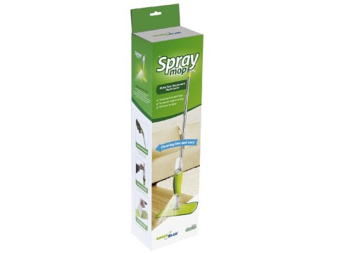 Mop ze spryskiwaczem GreenBlue, zawiera 2 wzmocnione wkłady microfibra, GB830 Mop ze spryskiwaczem GreenBlue, zawiera 2 wzmocnione wkłady microfibra, GB830